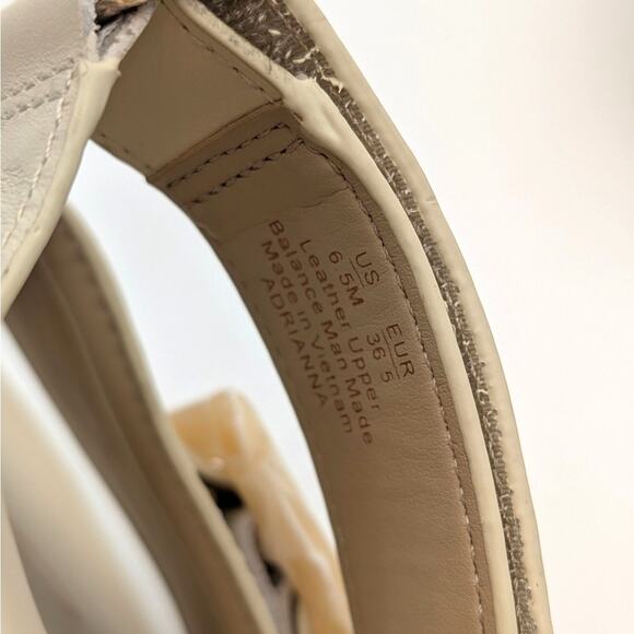 Sam Edelman Adrianna Two-Strap Sandals Women's Modern Ivory Size US6.5M EU36.5 - Picture 8 of 9